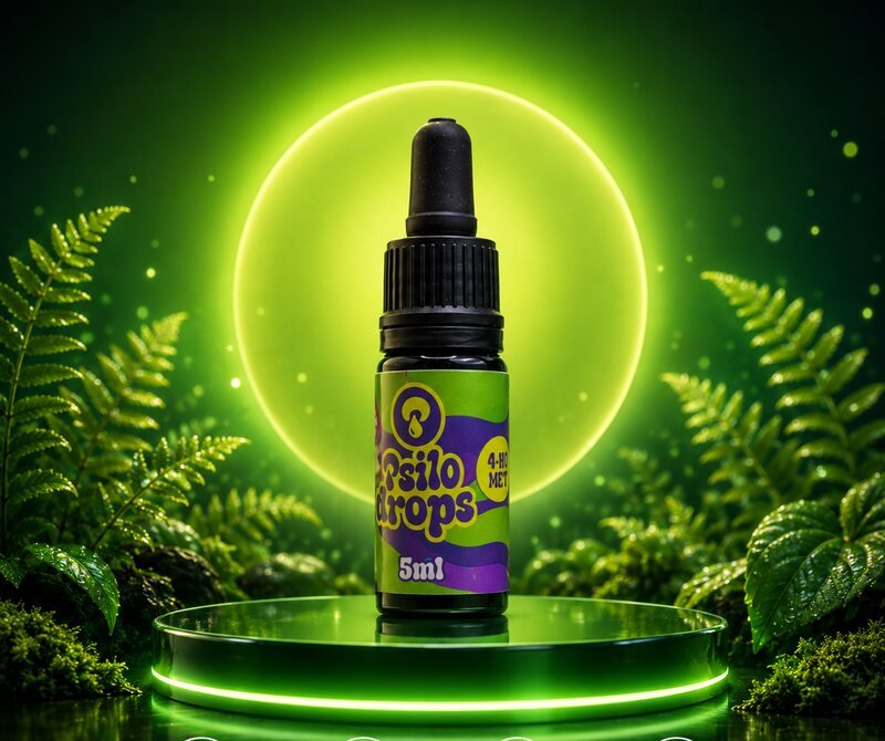 Psilo Light, lab-tested 4-HO-MET drops, 50% less strong